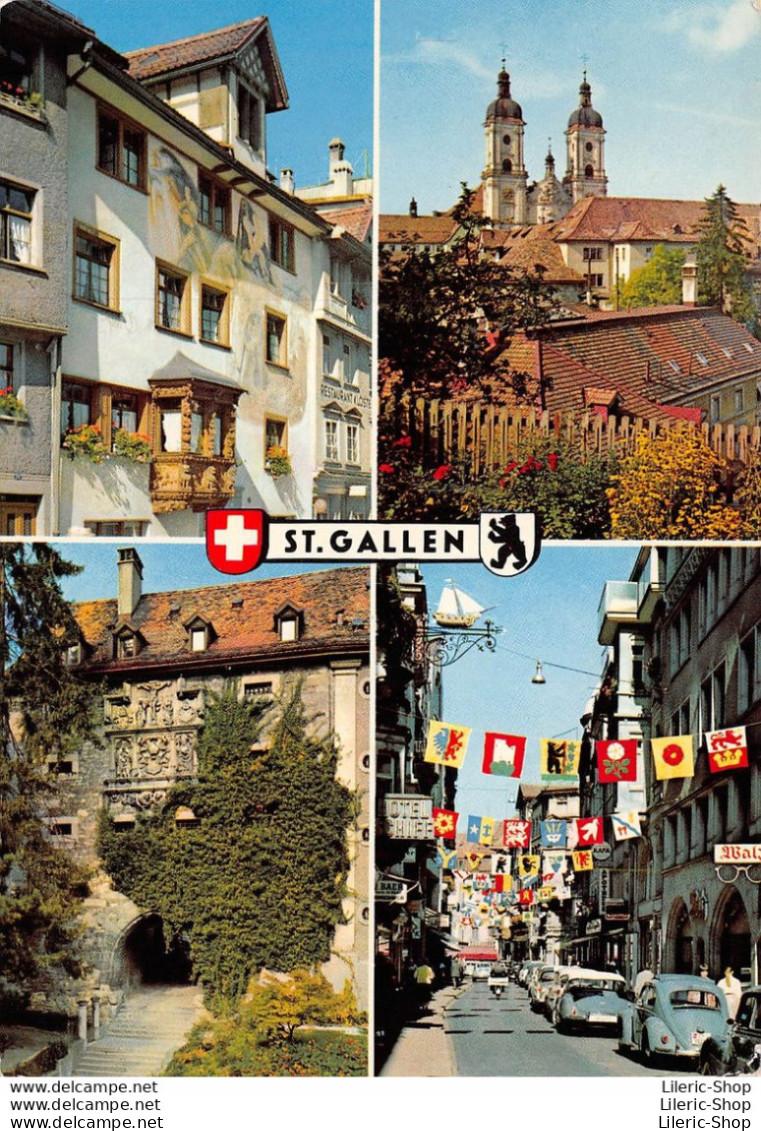 ST. GALL (Schweiz) ST.GALLEN - Cpsm GF- Volkswagen Coccinelle DS - Voitures De Tourisme