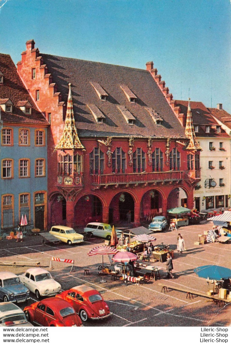 Freiburg Im Breisgau Kaufhaus - Volkswagen Cox - Renaut Dauphine, Opel Cpsm GF - PKW