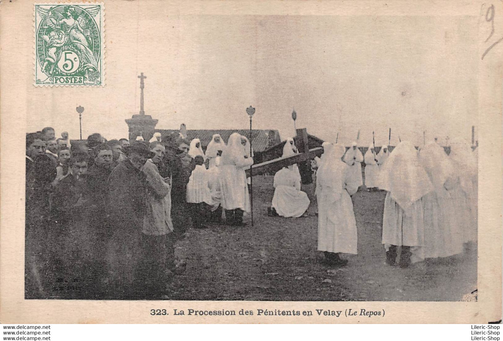 [43] LAUSSONNE - La Procession Des Pénitents En Velay (Le Repos) - Autres & Non Classés