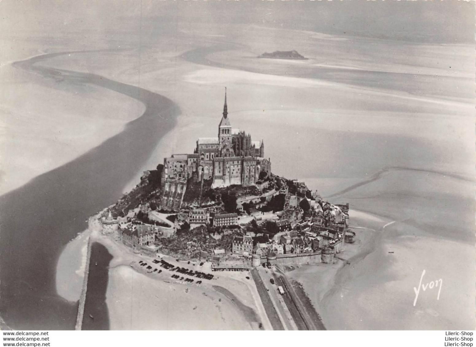 [50] Manche >  MONT SAINT-MICHEL Vue Aérienne Le Couesnon Et L'ilot De Tombeleine - Le Mont Saint Michel