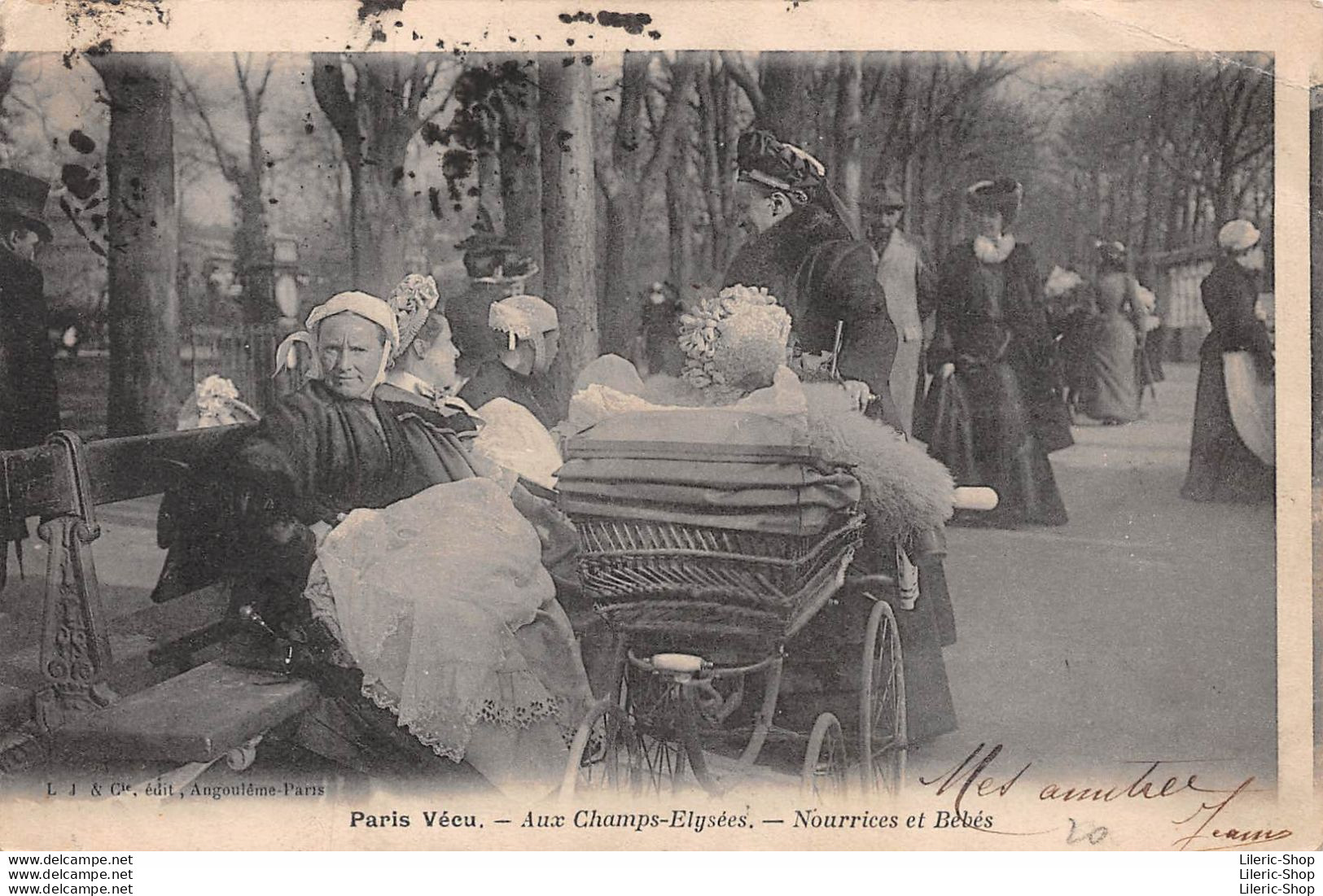 [75] - Série Paris Vécu - Aux Champs-Elysées. - Nourrices Et Bébés - Champs-Elysées