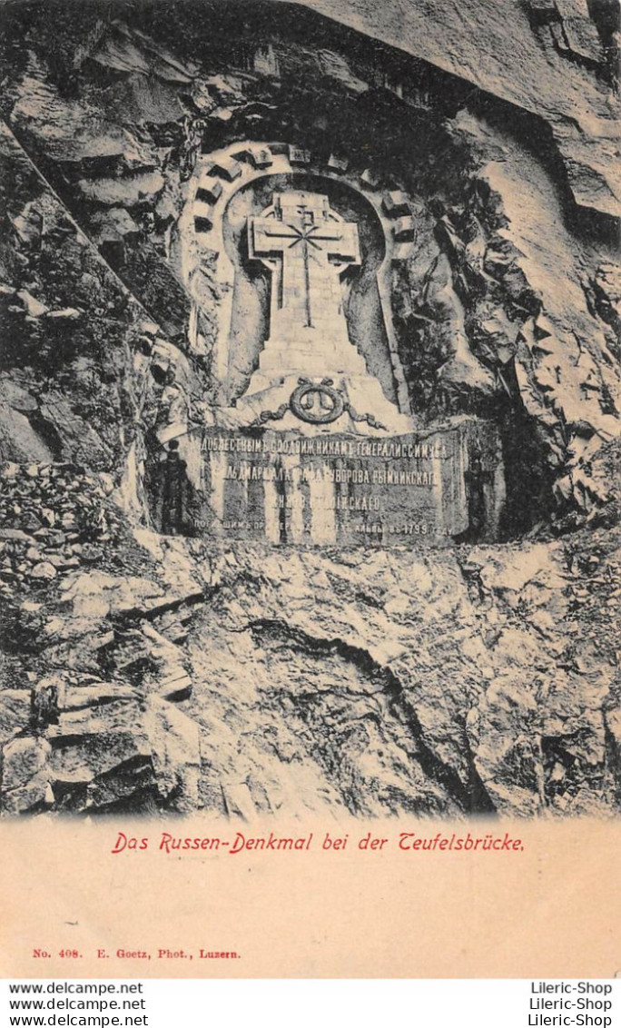 Suisse > UR Uri - Das Russen-Denkmal Bei Der Teufelsbrücke - Dos Simple - Andere & Zonder Classificatie