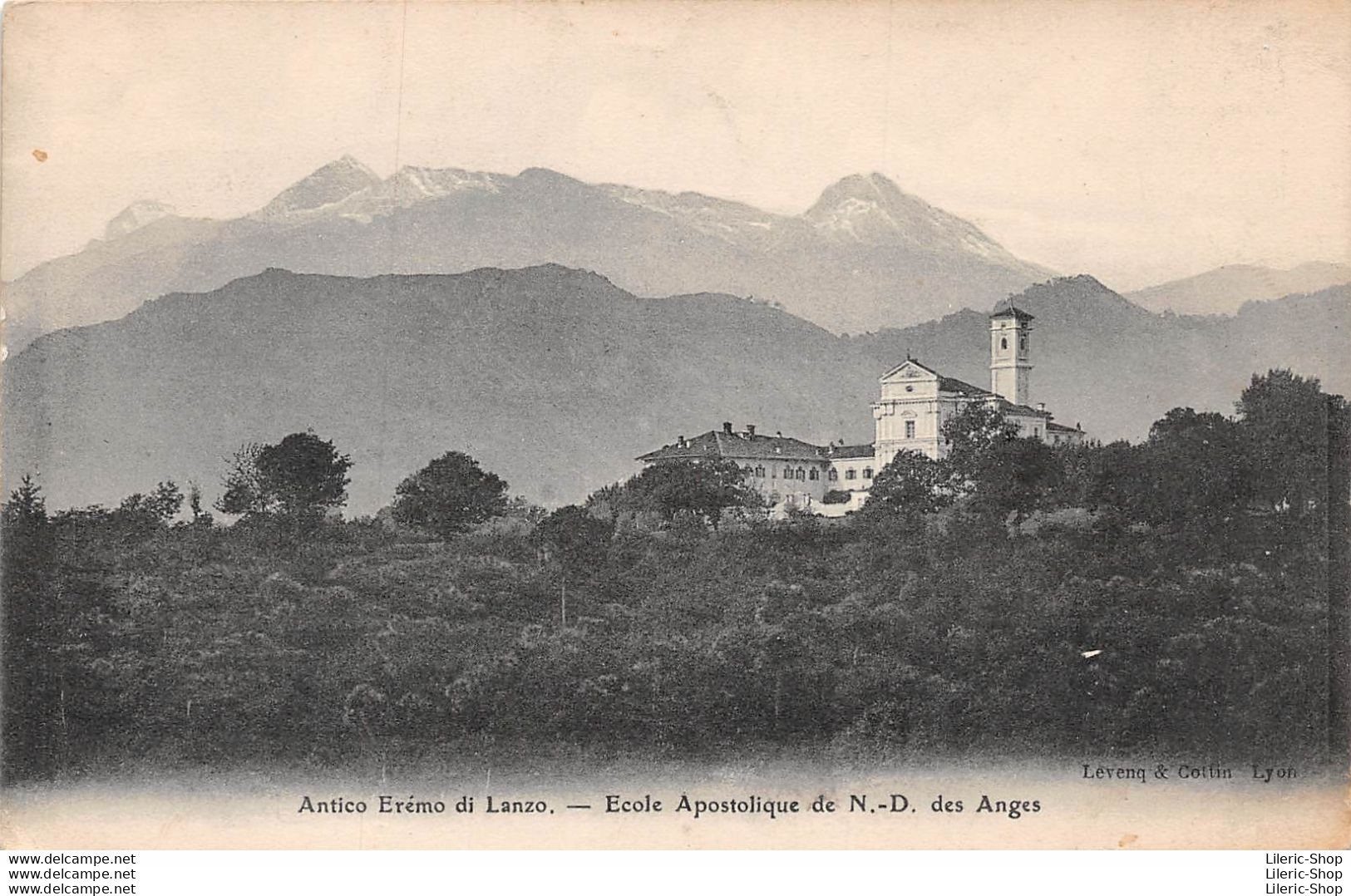 Italie > Piemonte >ANTICO EREMO DI LANZO. - Ecole Apostolique De N.-D. Des Anges - Autres & Non Classés