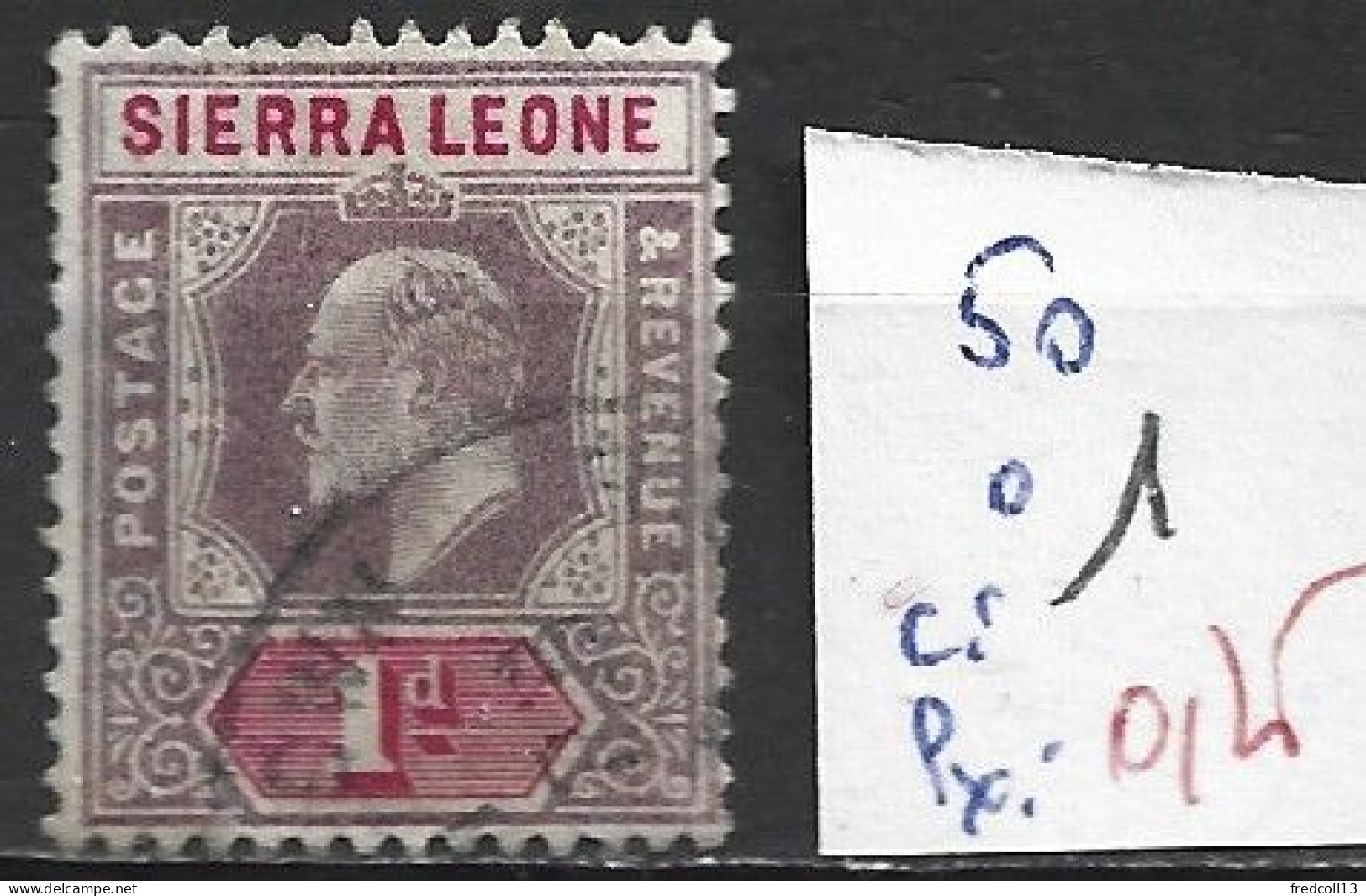 SIERRA LEONE 50 Oblitéré Côte 1 € - Sierra Leone (...-1960)