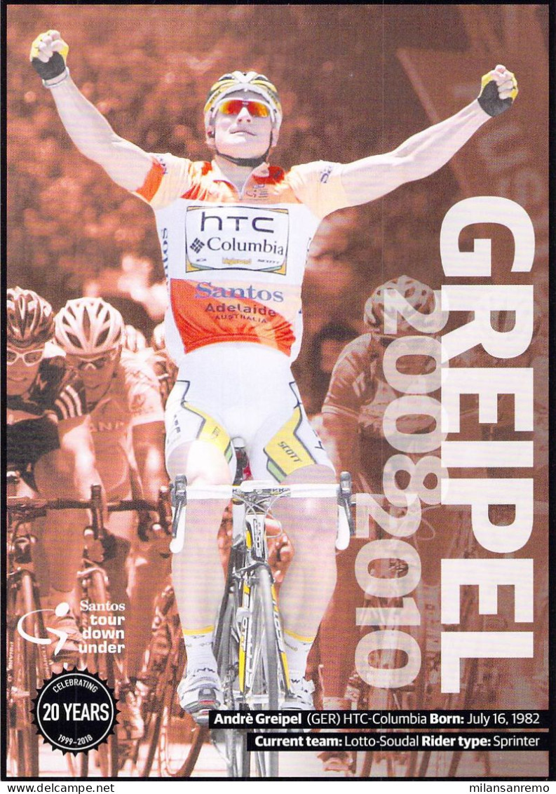 CYCLISME: CYCLISTE : ANDRE GREIPEL - Cyclisme