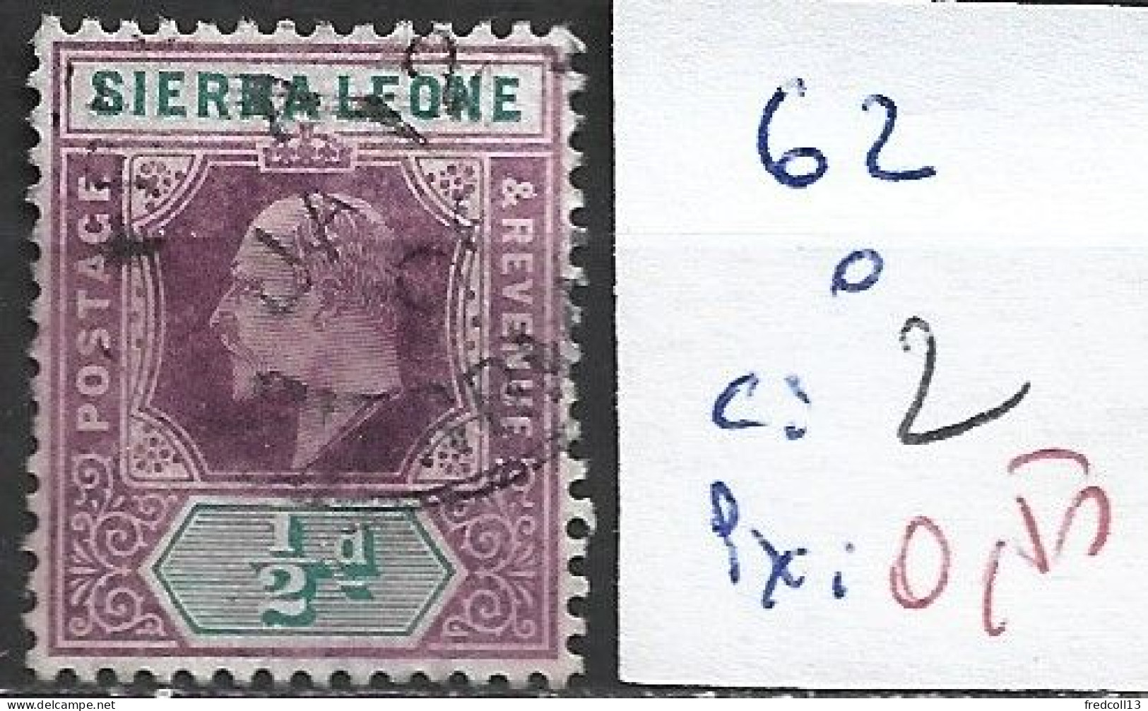 SIERRA LEONE 62 Oblitéré Côte 2 € - Sierra Leone (...-1960)