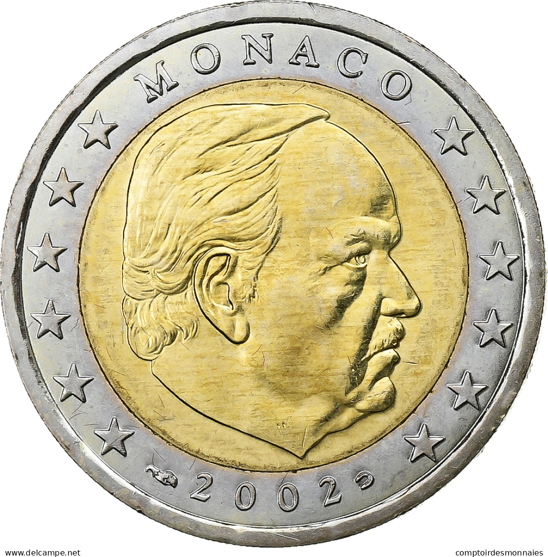 Monaco, Rainier III, 2 Euro, 2002, Paris, Bimétallique, SUP+, Gadoury:MC179 - Monaco