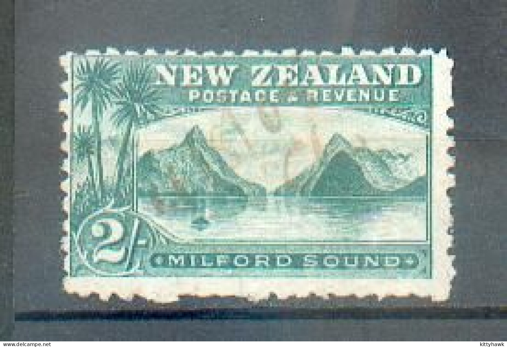 D 7  - N. Z. - YT 124 ° Obli - Fil Etoile NZ - Dentelure Approximative - Used Stamps