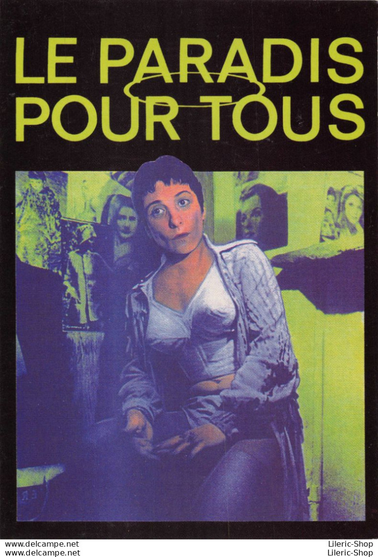 « CAMPAGNE PRÉSIDENTIELLE » 1988 LE PARADIS POUR TOUS -  ARLETTE LAGUILLER- Michel GAYOUT 1988- CPM - Satirical