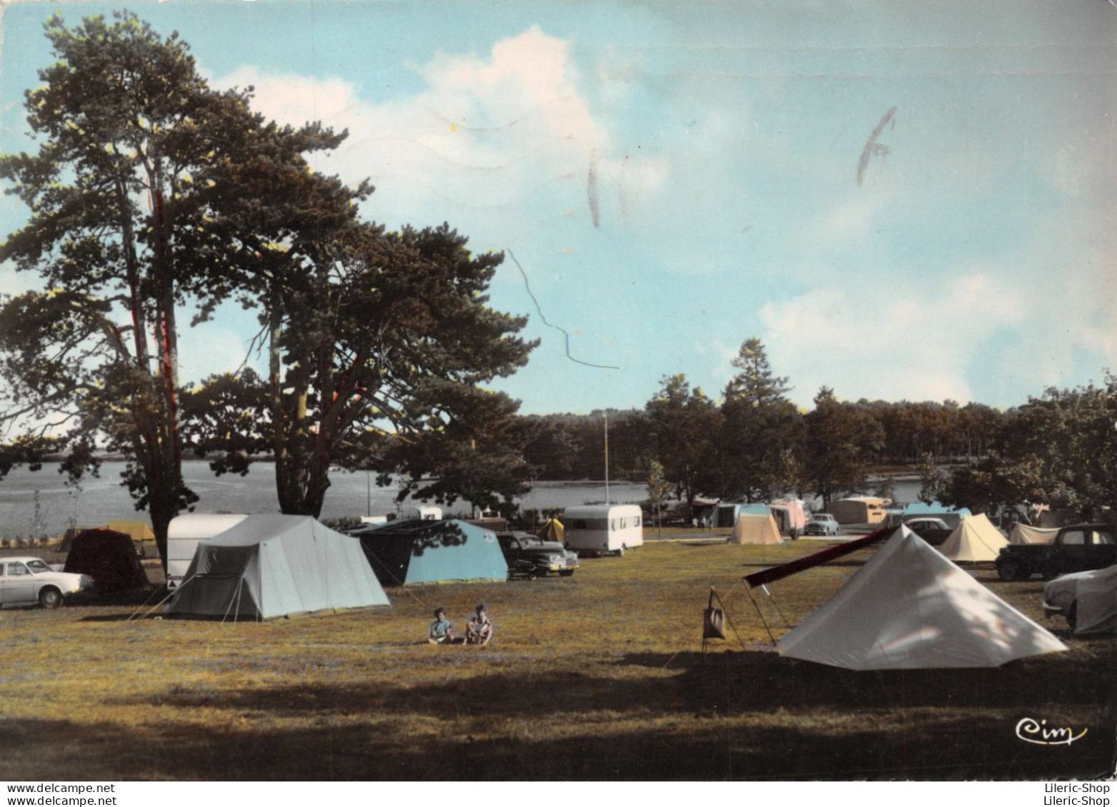 VANNES ( Morbihan) Conleau - Le Camping. Cpsm GF 1963 - Vannes