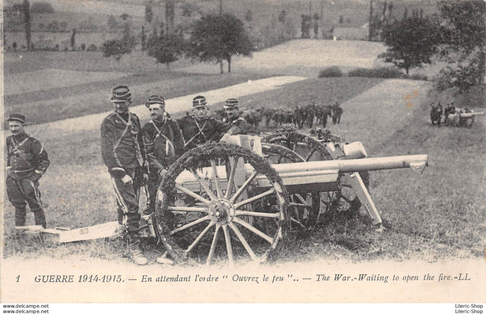 CPA GUERRE 1914-1915. Canon De 75, 1er Canon à Tir Rapide (20 Coups Minute) Inventé Par Le Commandant Deport En 1898 - Material