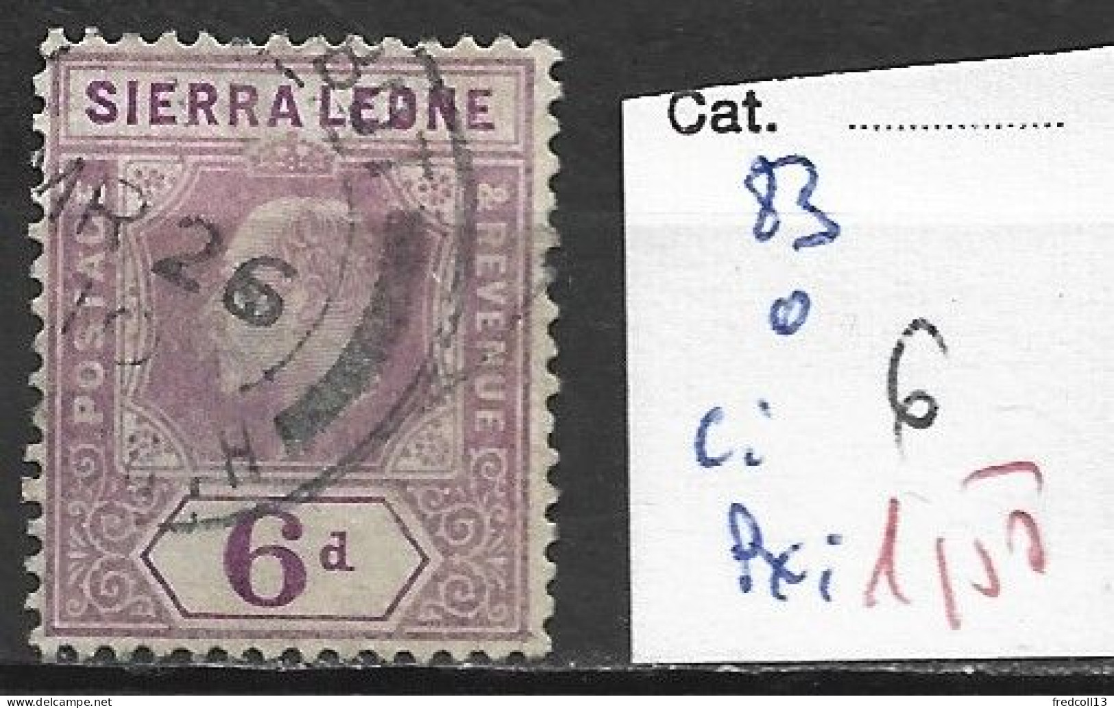 SIERRA LEONE 83 Oblitéré Côte 6 € - Sierra Leone (...-1960)