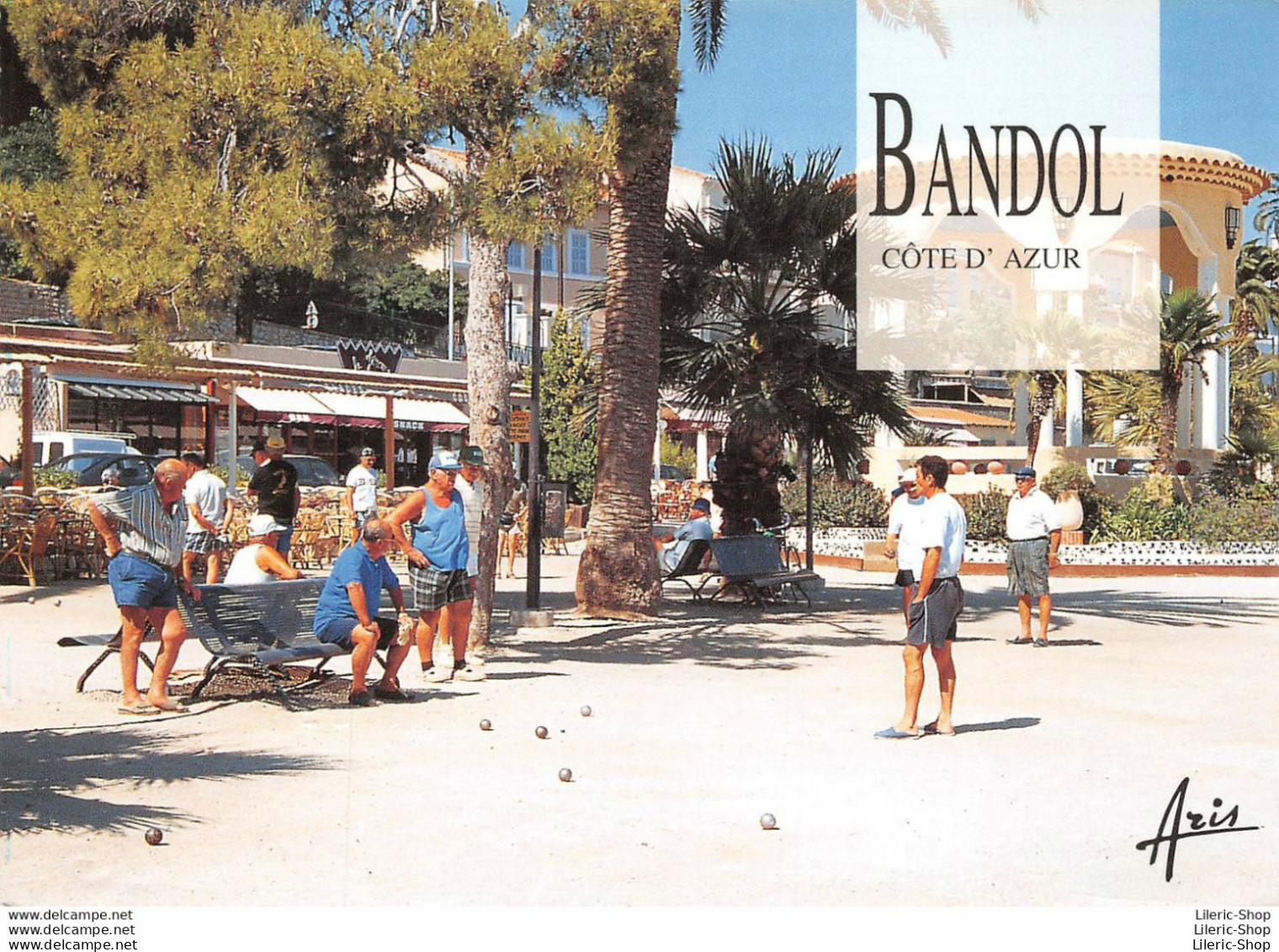 [83]  BANDOL Joueurs De Boules Autour Du Kiosque - Pétanque. - Bandol
