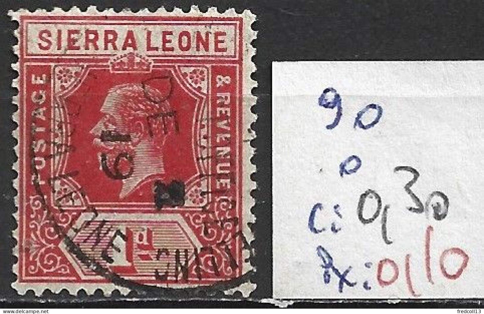 SIERRA LEONE 90 Oblitéré Côte 0.30 € - Sierra Leone (...-1960)