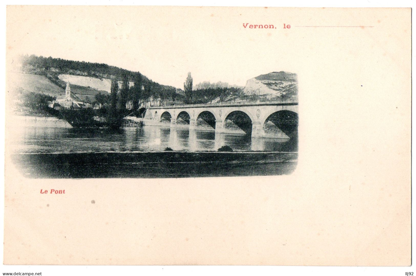 CPA 27 - VERNON (Eure) - Le Pont - Dos Simple - Vernon