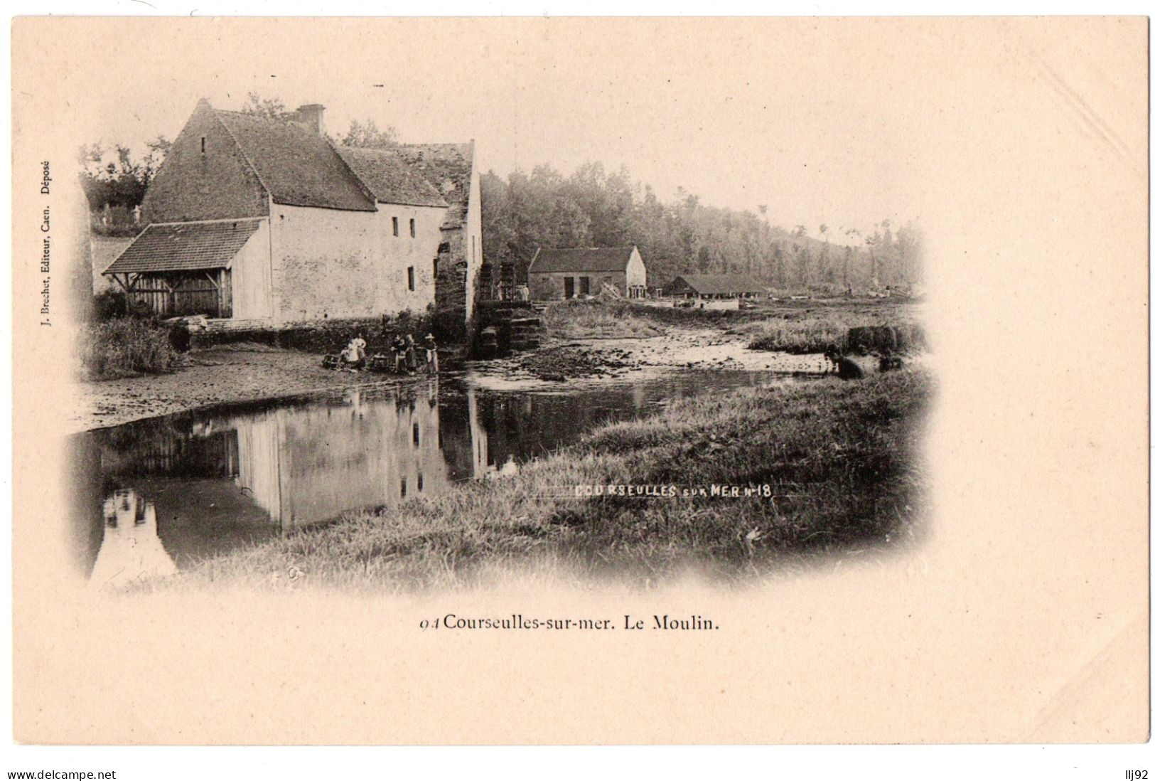 CPA 14 - COURSEULLES SUR MER (Calvados) - 94. Le Moulin - Dos Simple - Courseulles-sur-Mer