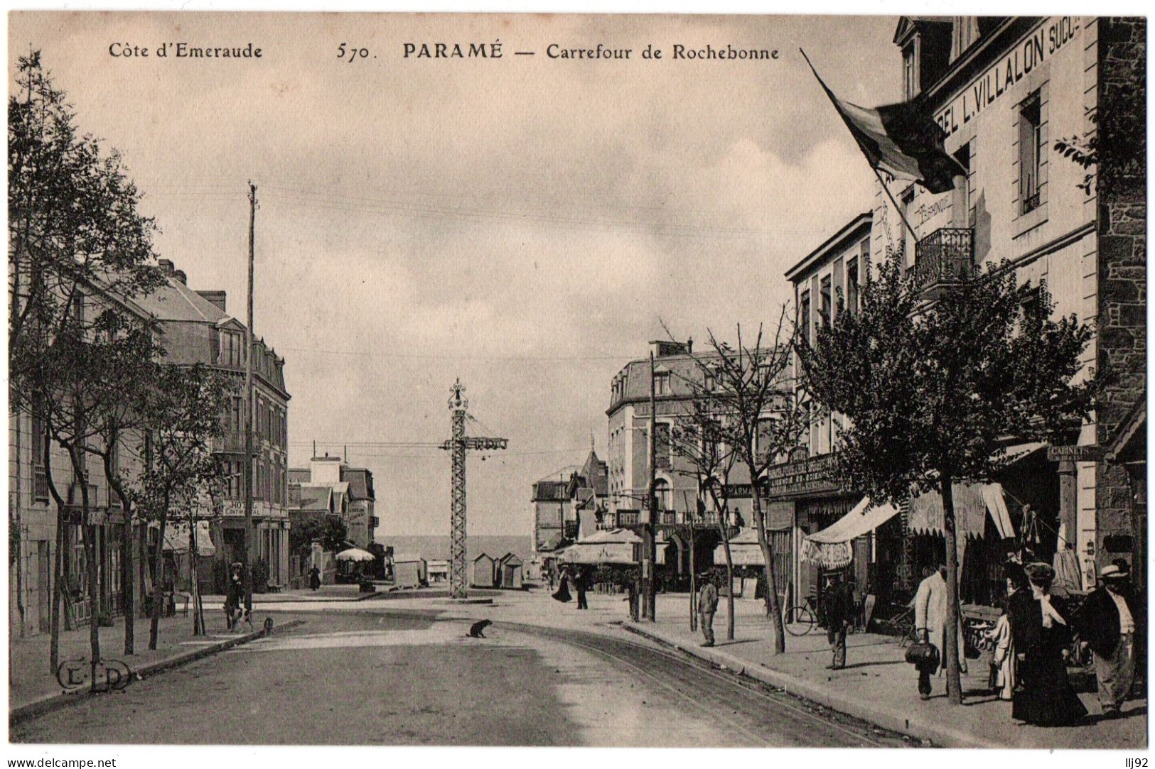 CPA 35 - PARAME (Ille Et Vilaine) - 570. Carrefour De Rochebonne - ELD - Parame