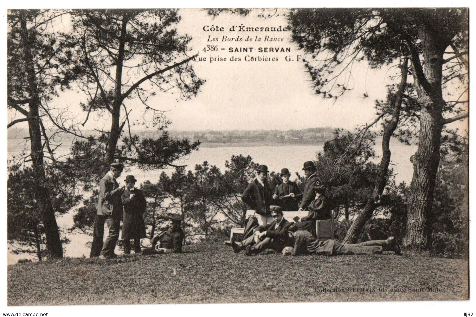 CPA 35 - SAINT SERVAN (Ille Et V.) - 4386. Vue Prise Des Corbières - G.F. Animée - Saint Servan