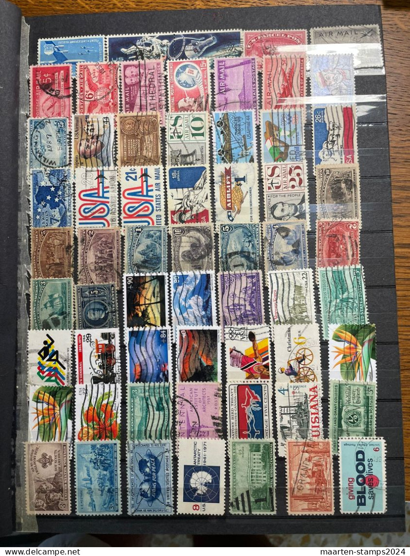 United States, ca. 1250 stamps, mainly o, classic to modern, desired revenue 35