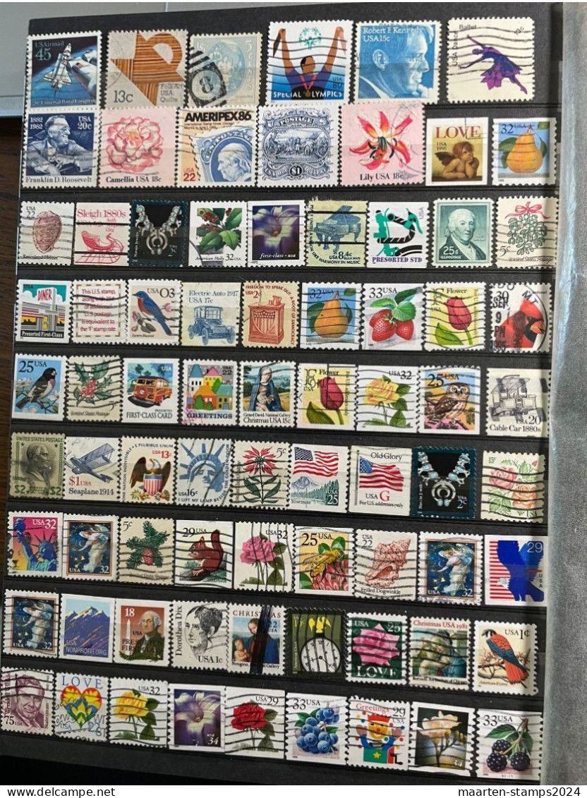 United States, ca. 1250 stamps, mainly o, classic to modern, desired revenue 35