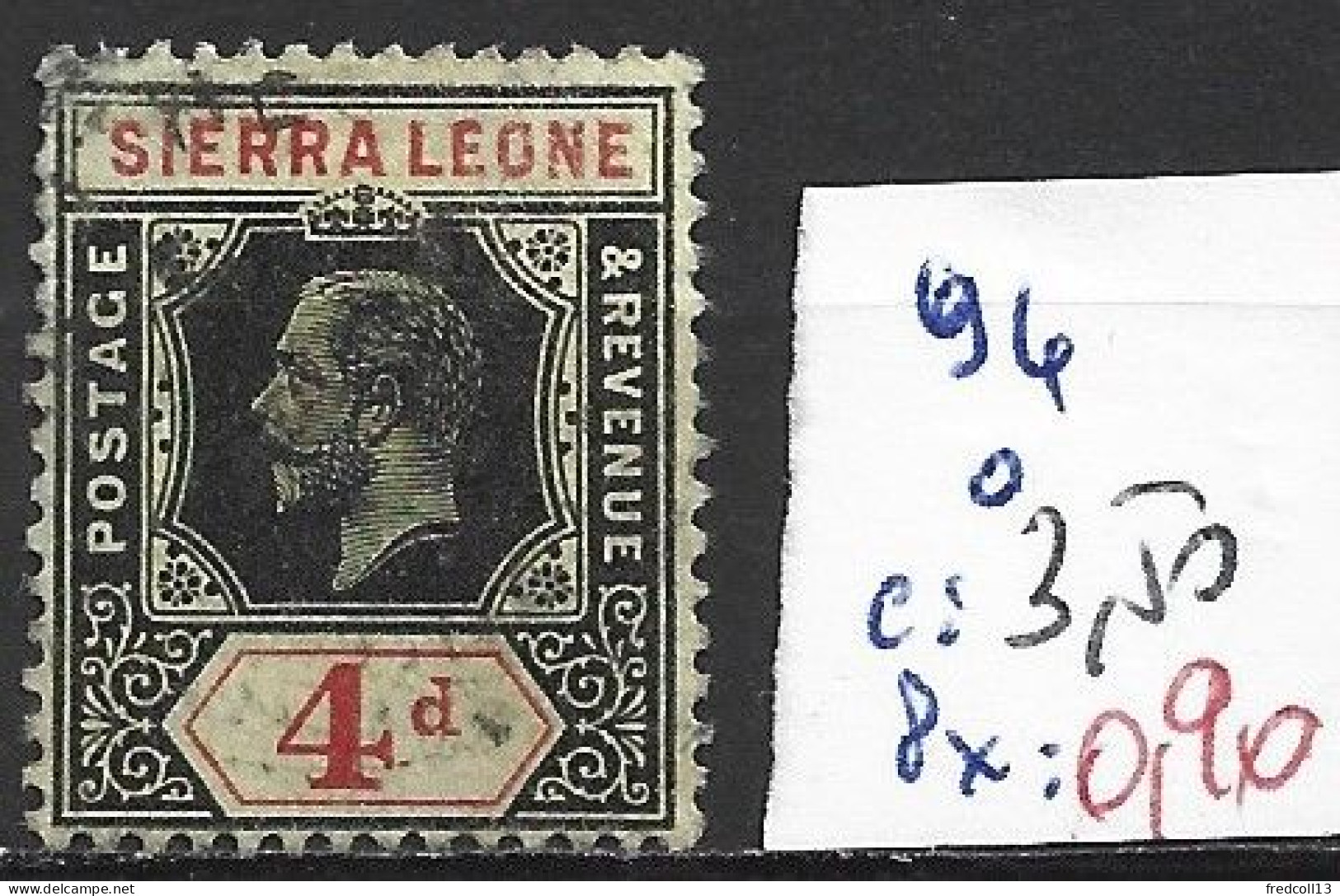 SIERRA LEONE 94 Oblitéré Côte 3.50 € - Sierra Leone (...-1960)