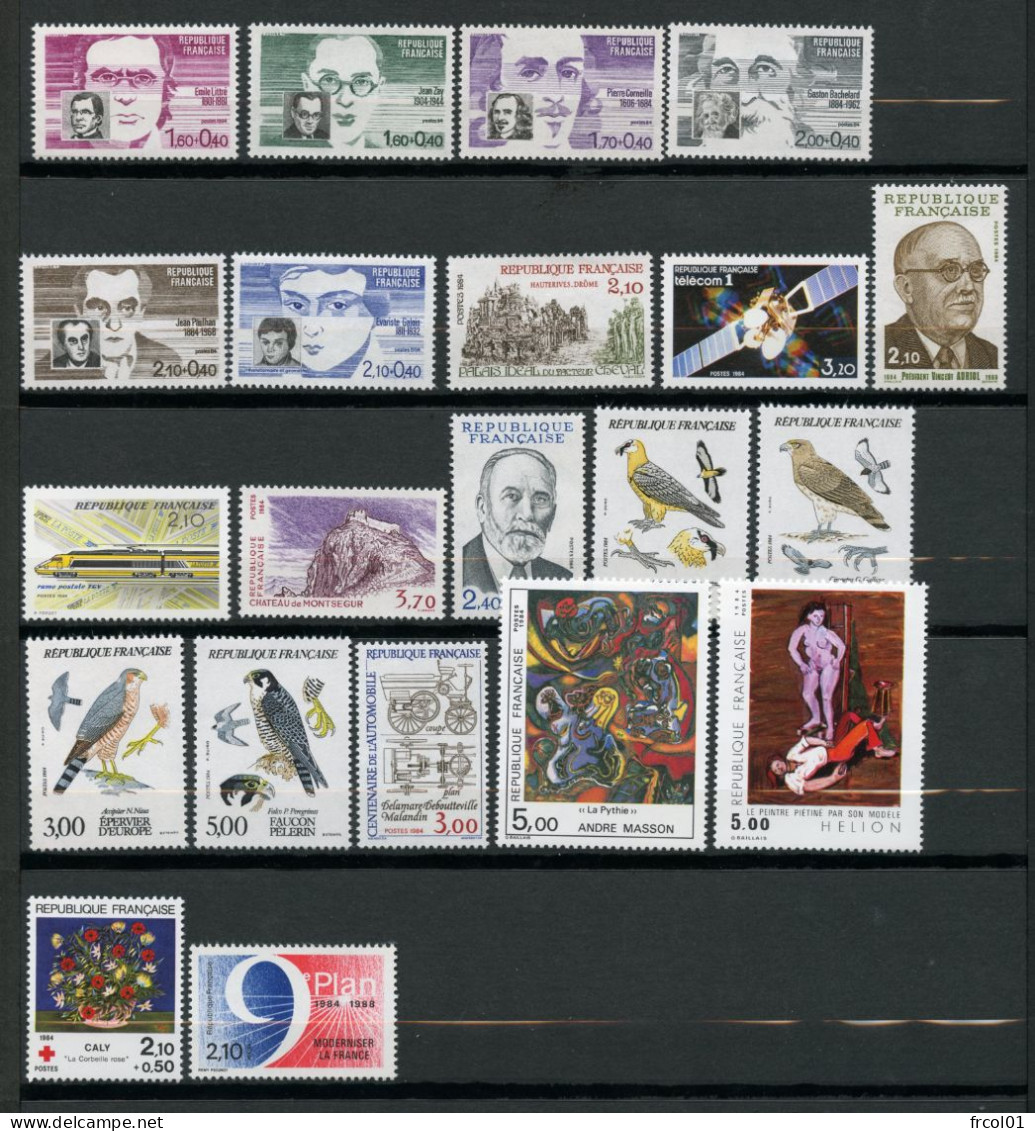 France, Yvert Année Complète 1983**, Luxe, 2252/2298, 47 Timbres , MNH - 1980-1989
