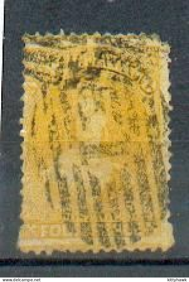 D 10  - N. Z. - YT 34 ° Obli - Fil Etoile - Une Dent Manquante Coin Haut Droit - 2° Choix - Used Stamps
