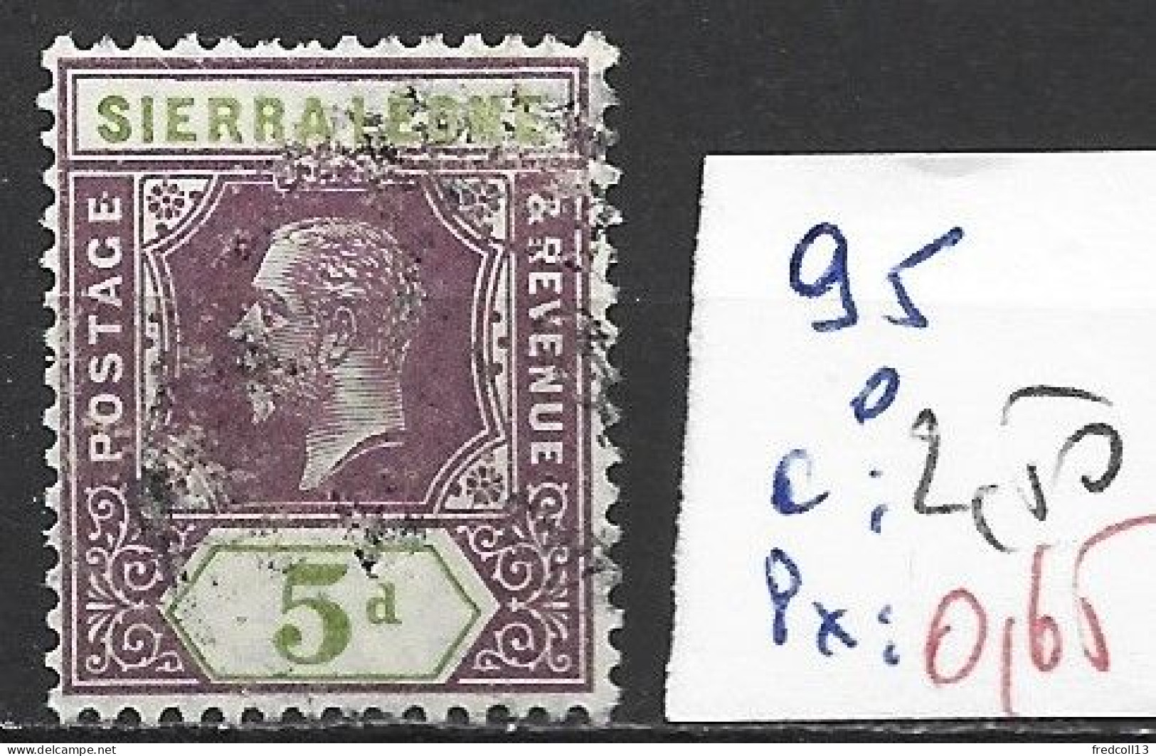 SIERRA LEONE 95 Oblitéré Côte 2.50 € - Sierra Leone (...-1960)