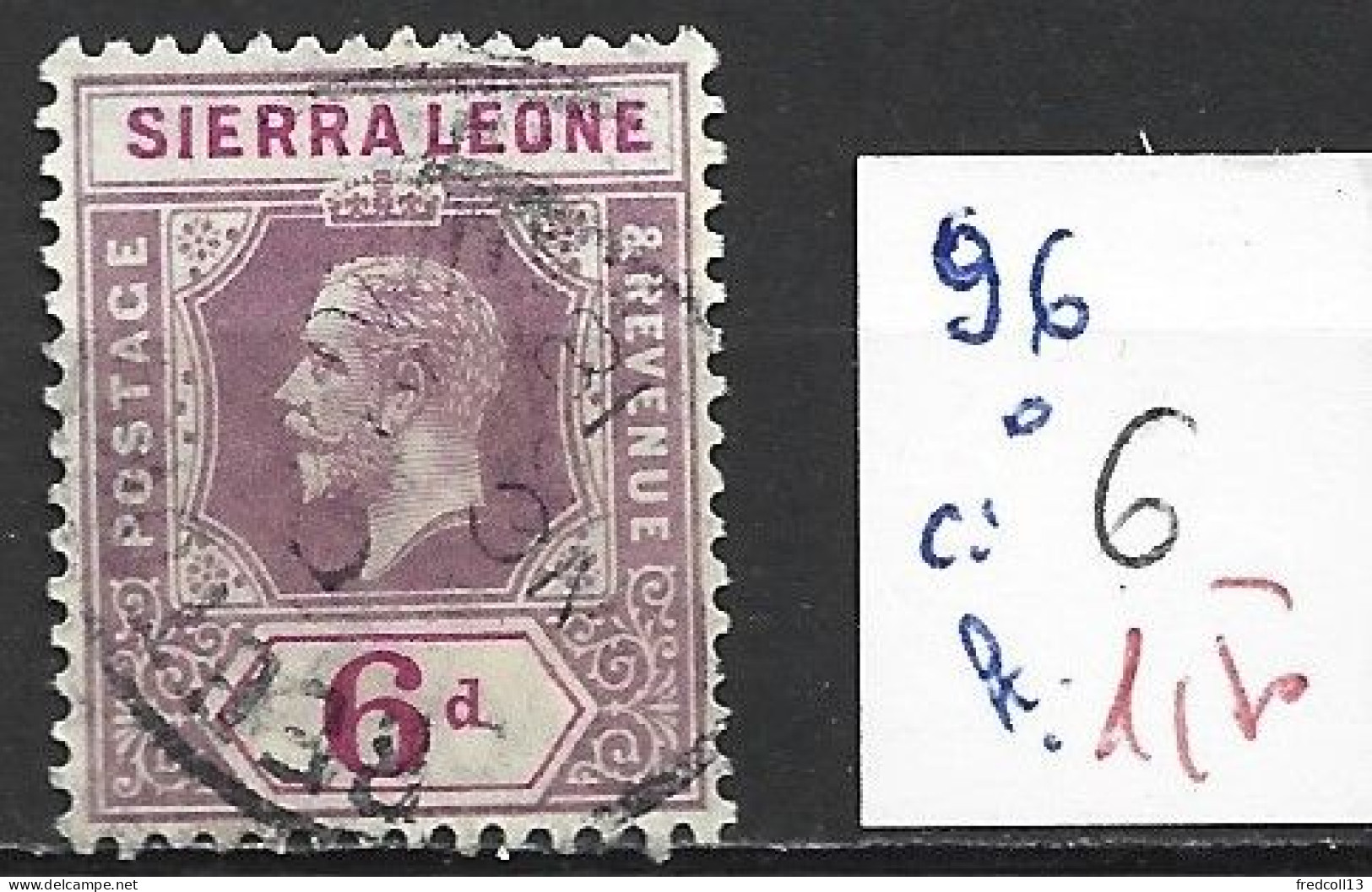 SIERRA LEONE 96 Oblitéré Côte 6 € - Sierra Leone (...-1960)