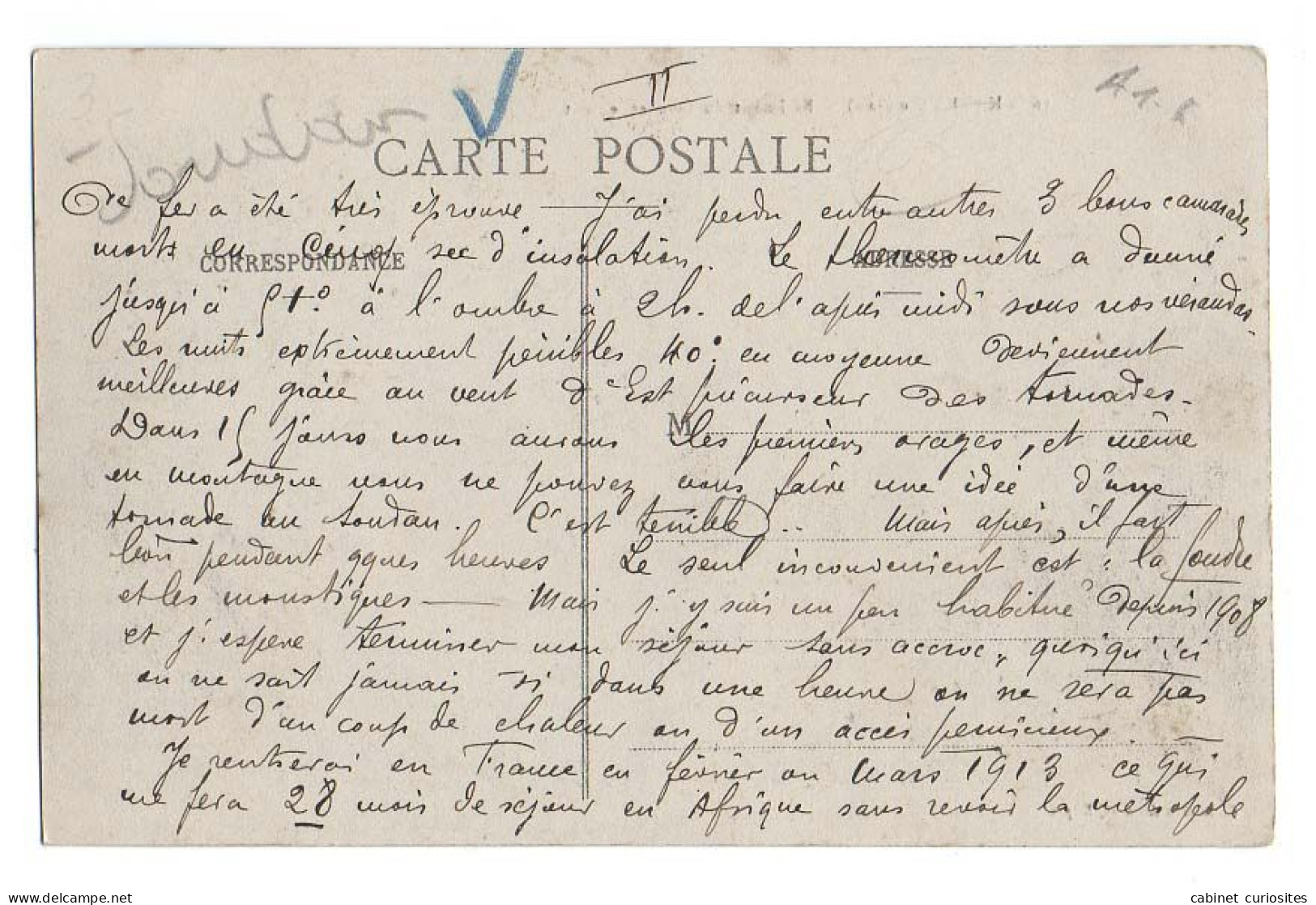 KAYES ( Soudan Français) - MALI - Bâtiment Du Gouverneur - Animée - Lire Le Texte Au Dos Parlant De La Chaleur - Mali