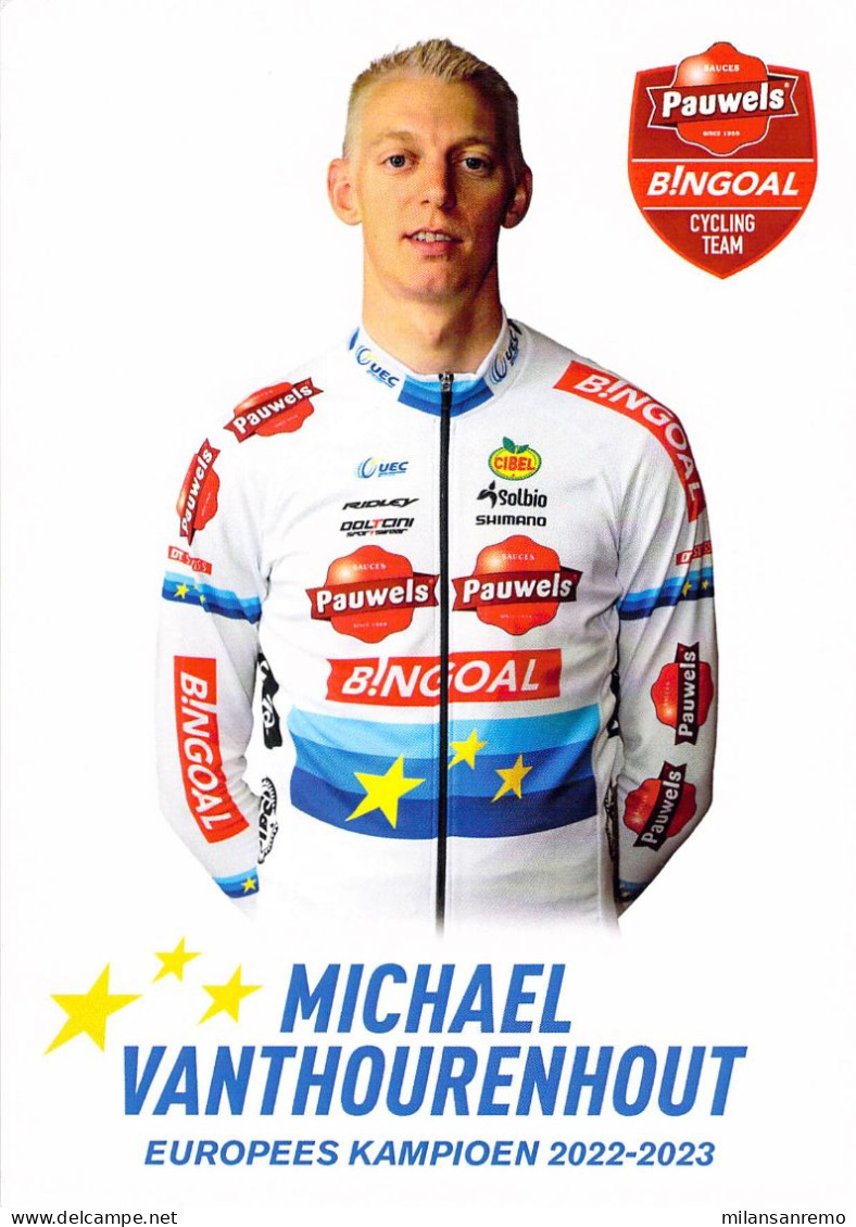 CYCLISME: CYCLISTE : MICHAEL VANTHOURENHOUT - Cyclisme