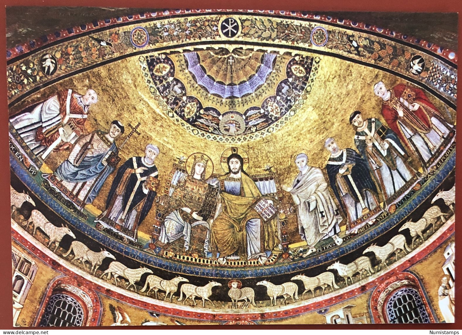 ROMA - Église De St. Marie En Transtévère Le Mosaïque De L'abside (c785) - Kerken