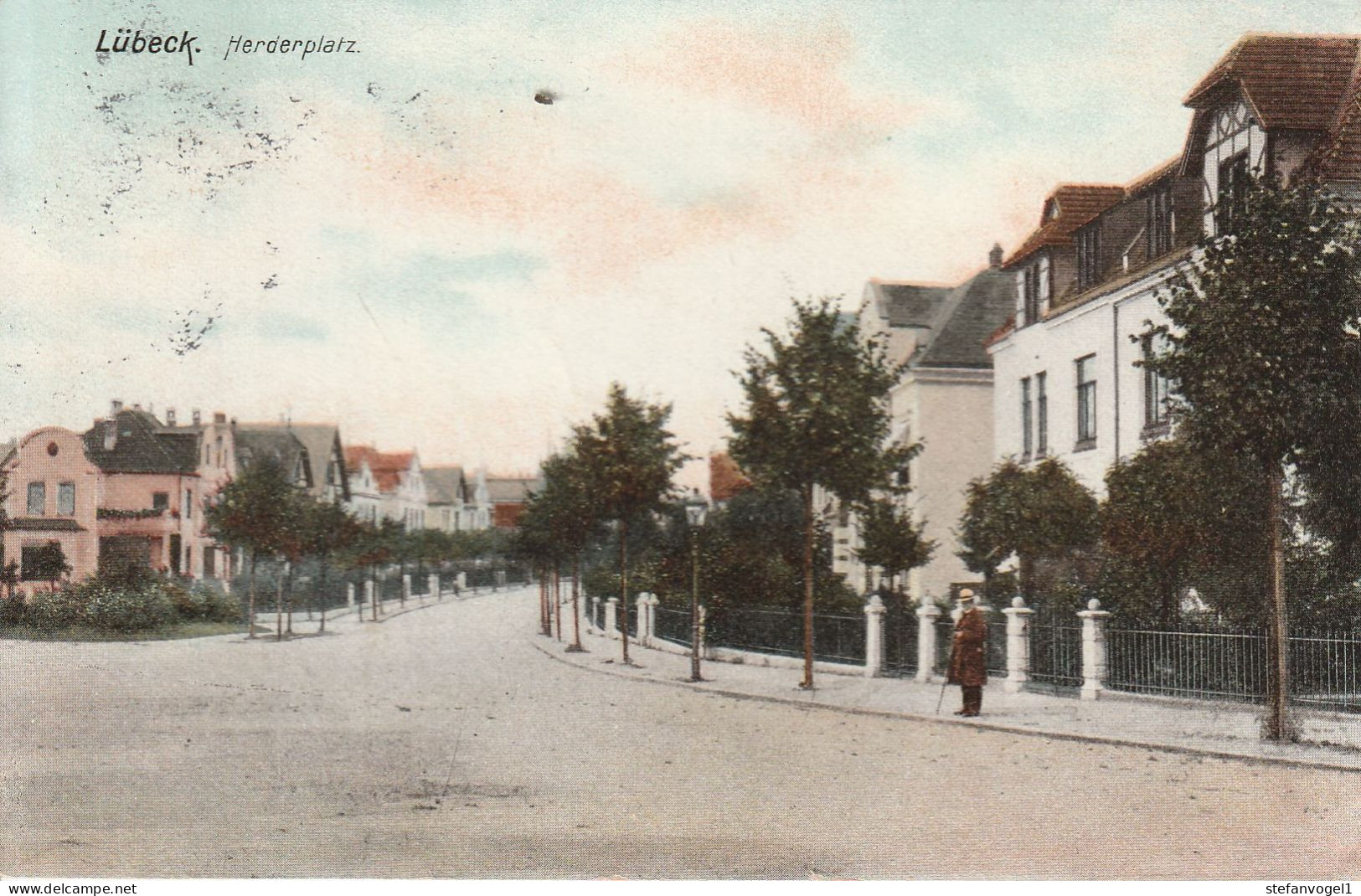 Lübeck  Gel. 1912  Herderplatz - Lübeck