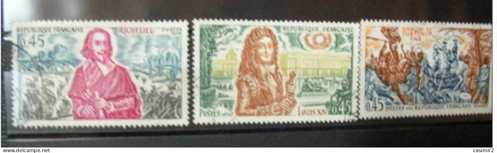 TIMBRE OBLITERE   YVERT N° 1655.1657 - Used Stamps