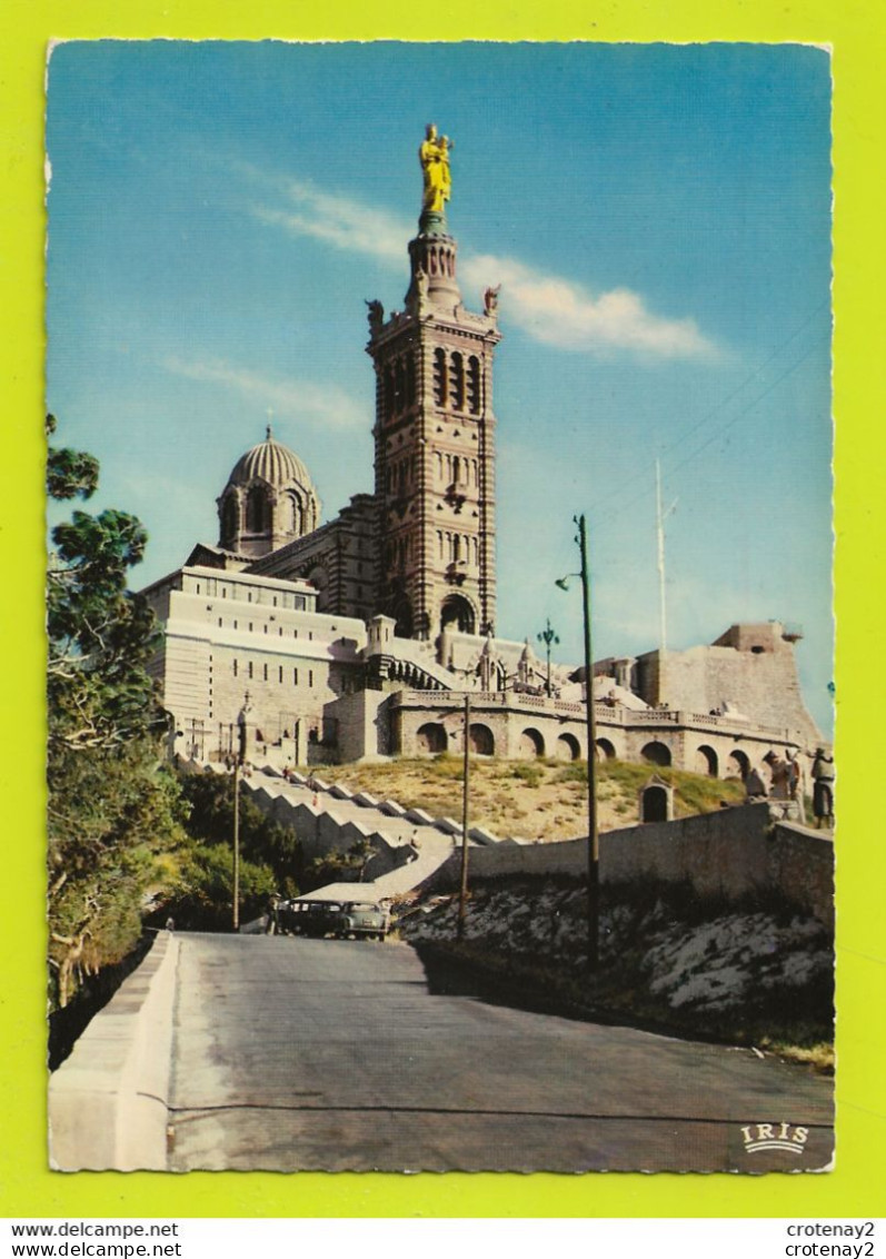 13 MARSEILLE Notre Dame De La Garde Renault Frégate Grise VOIR DOS TIMBRE Et Flamme En 1967 - Voitures De Tourisme