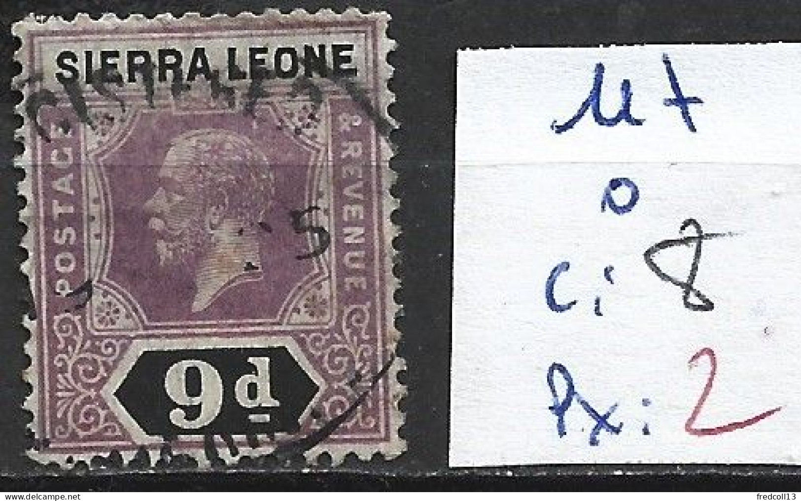 SIERRA LEONE 117 Oblitéré Côte 8 € - Sierra Leone (...-1960)