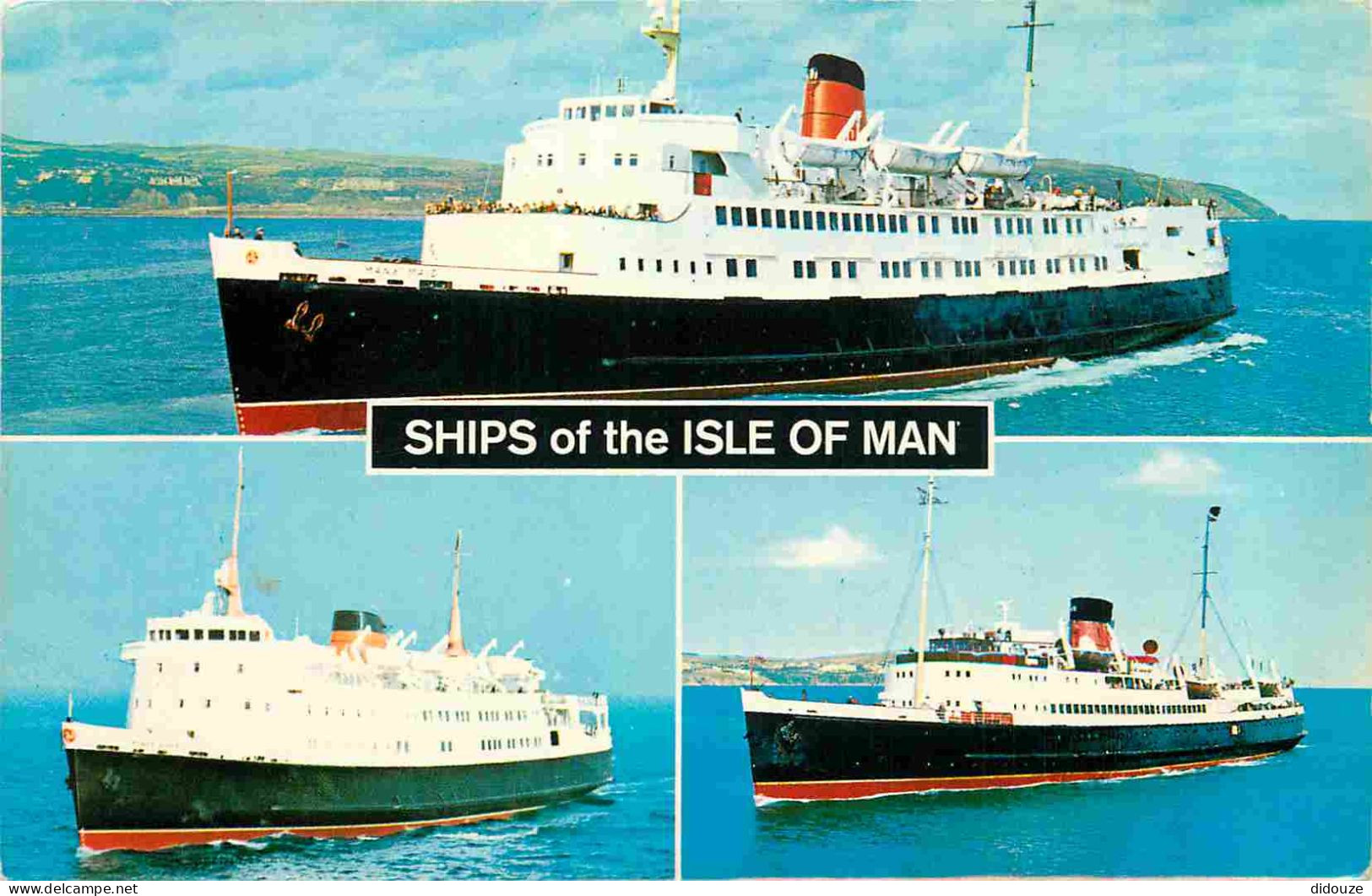 Bateaux - Paquebots - Ships Of The Isle Of Man - Multivues - CPM Format CPA - Voir Scans Recto-Verso - Steamers