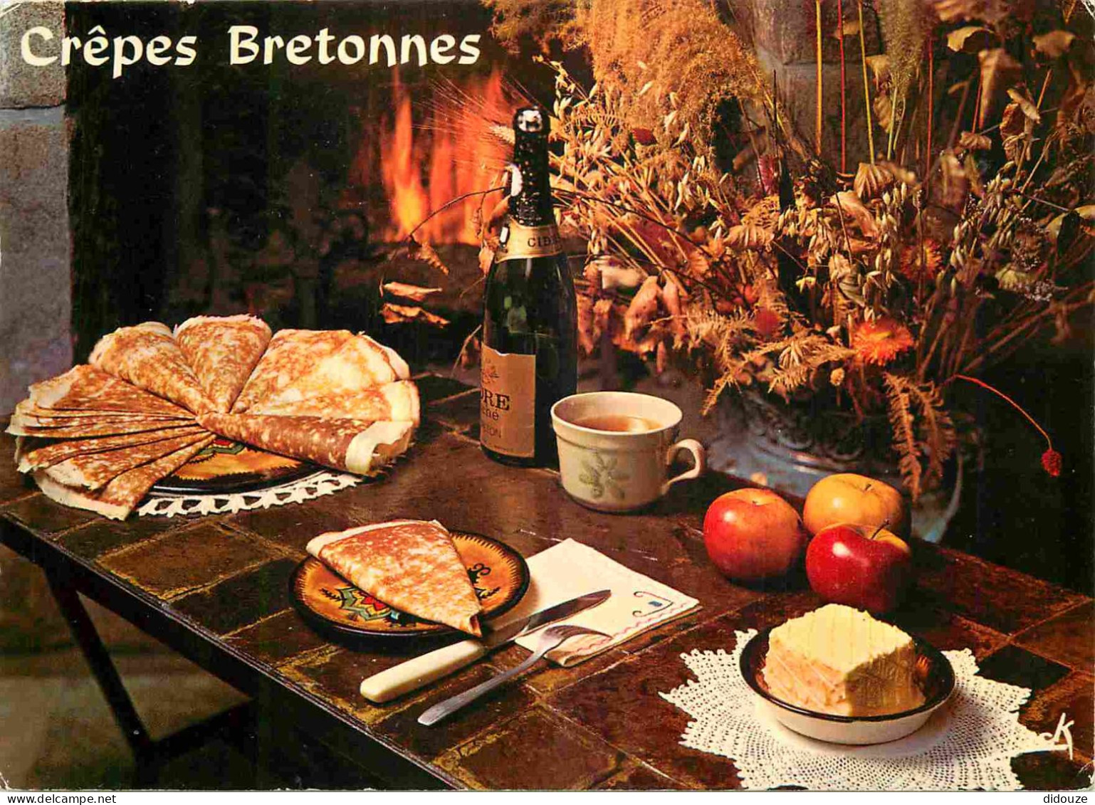 Recettes De Cuisine - Crepes Bretonne - Bretagne - Gastronomie - CPM - Carte Neuve - Voir Scans Recto-Verso - Recettes (cuisine)