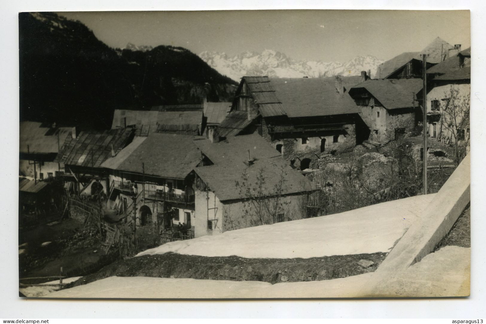 Village Alpin à Localiser Carte Photo - A Identifier