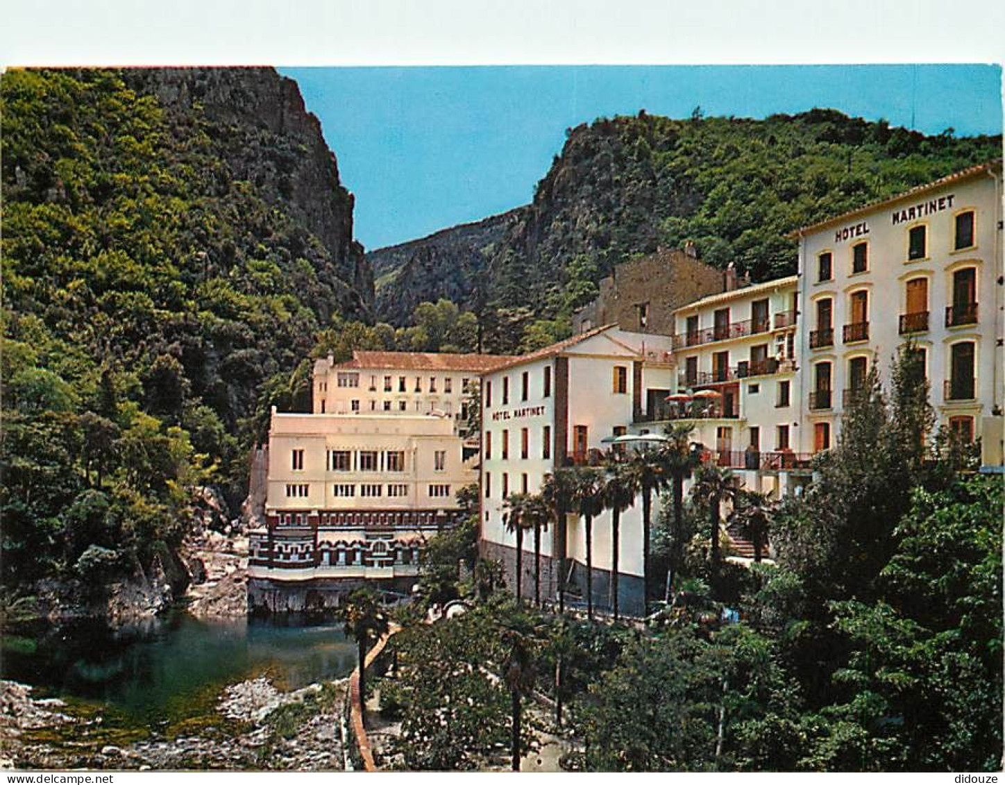 66 - Amélie Les Bains - Etablissement Thermal - Grand Hôtel Des Thermes Et L'Hôtel Martinet - CPM - Voir Scans Recto-Ver - Autres & Non Classés