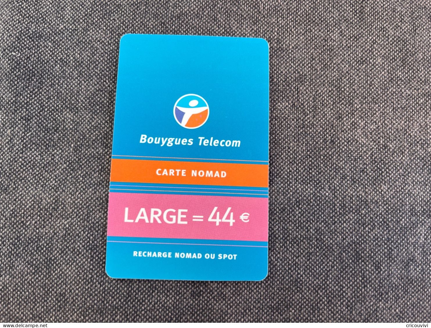 Nomad / Bouygues Nom Pu20b - Cellphone Cards (refills)