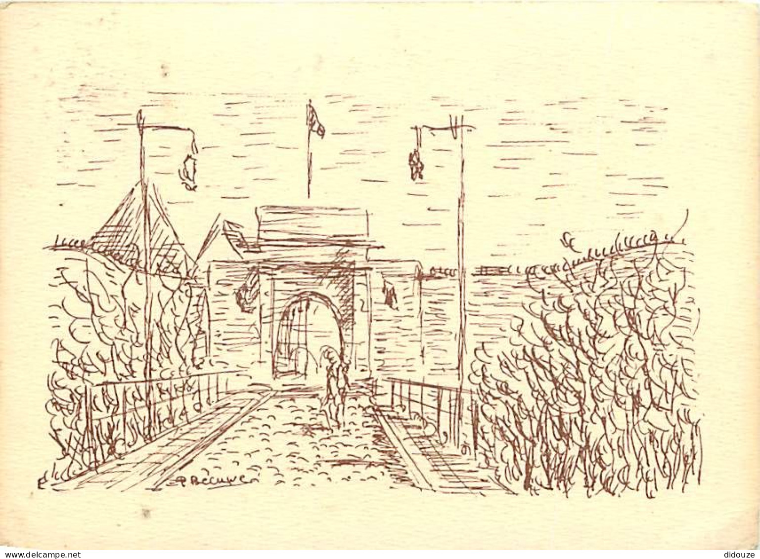59 - Gravelines - Arsenal - Anciennement Château Des Comtes De Flandre (1654) - Rebâti Par Vauban - Actuellement Centre  - Gravelines