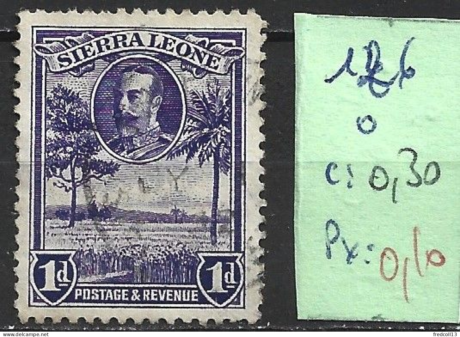 SIERRA LEONE 126 Oblitéré Côte 0.30 € - Sierra Leone (...-1960)