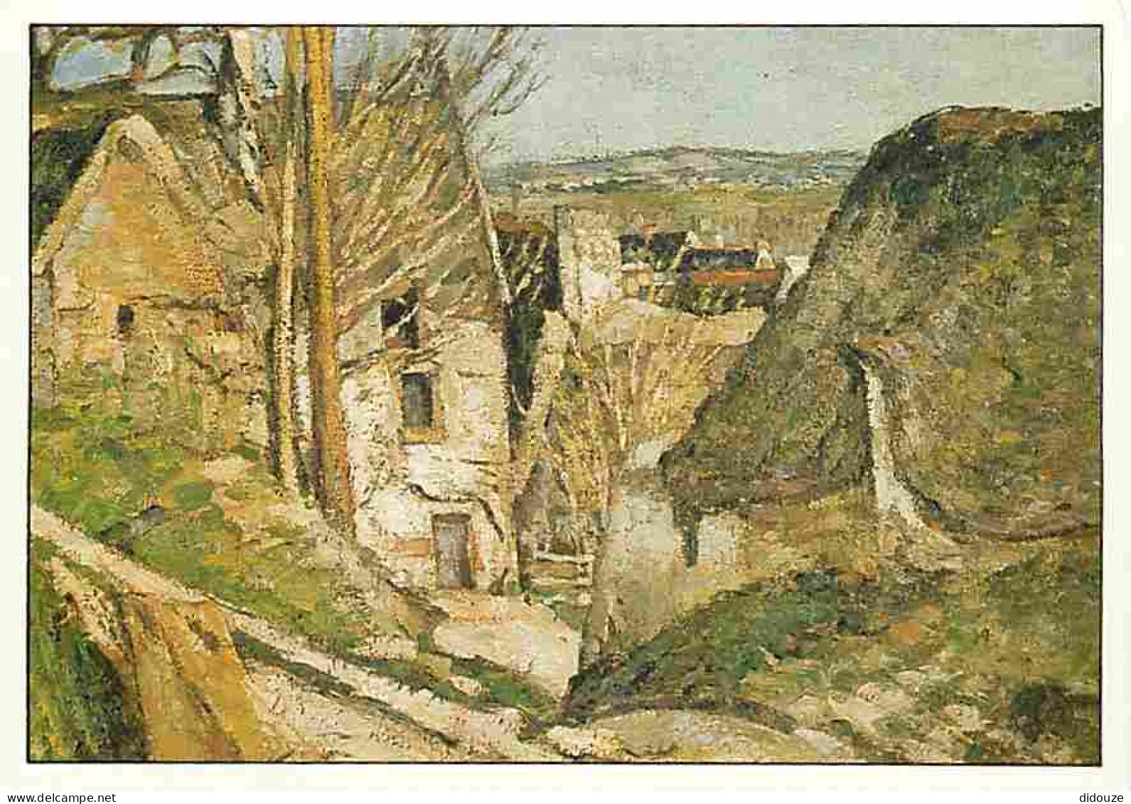 Art - Peinture - Paul Cézanne - La Maison Du Pendu - Description De La Carte Au Dos - Carte Neuve - CPM - Voir Scans Rec - Peintures & Tableaux
