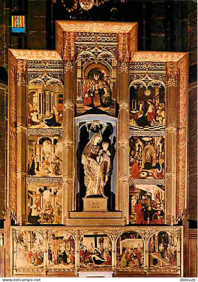 Art - Art Religieux - Perpignan - Cathédrale St Jean Baptiste - Retable De La Vierge De La Magrana - CPM - Voir Scans Re - Tableaux, Vitraux Et Statues