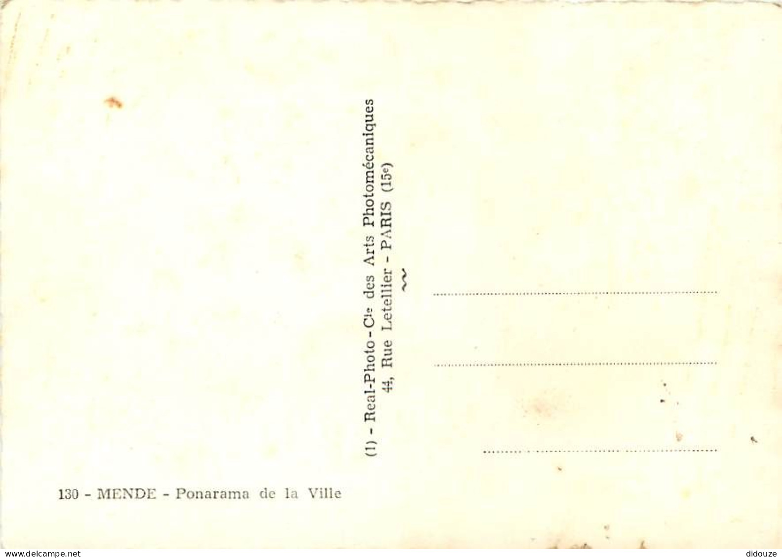48 - Mende - Vue Générale Aérienne - Carte Dentelée - CPSM Grand Format - Voir Scans Recto-Verso - Mende