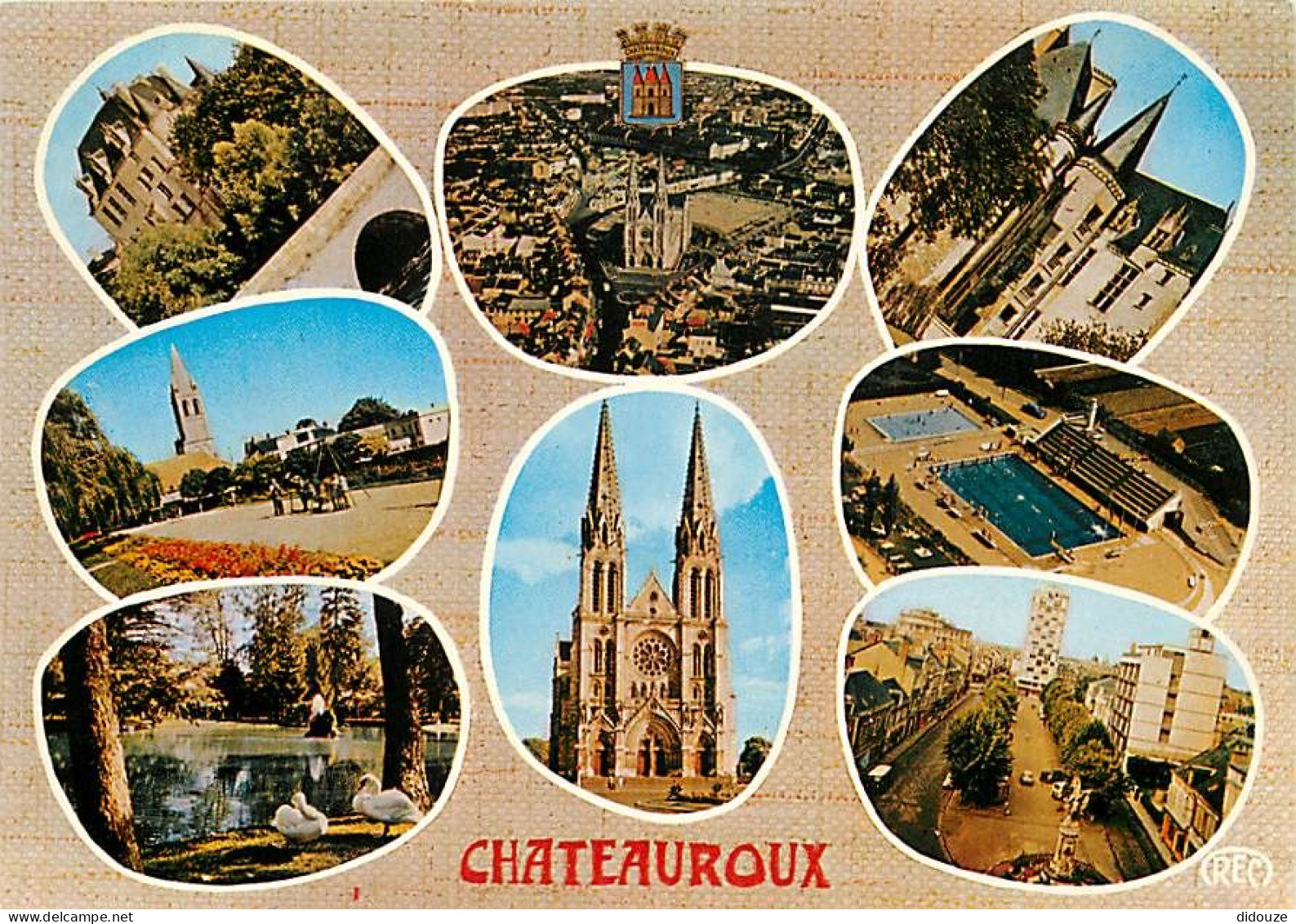 36 - Chateauroux - Multivues - Piscine - Blasons - Carte Neuve - CPM - Voir Scans Recto-Verso - Chateauroux