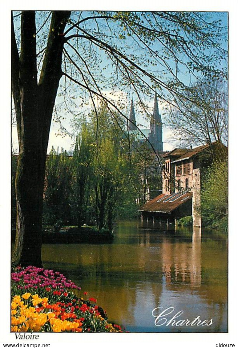 28 - Chartres - Les Bords De L'Eure Et Les Flèches De La Cathédrale - CPM - Voir Scans Recto-Verso - Chartres