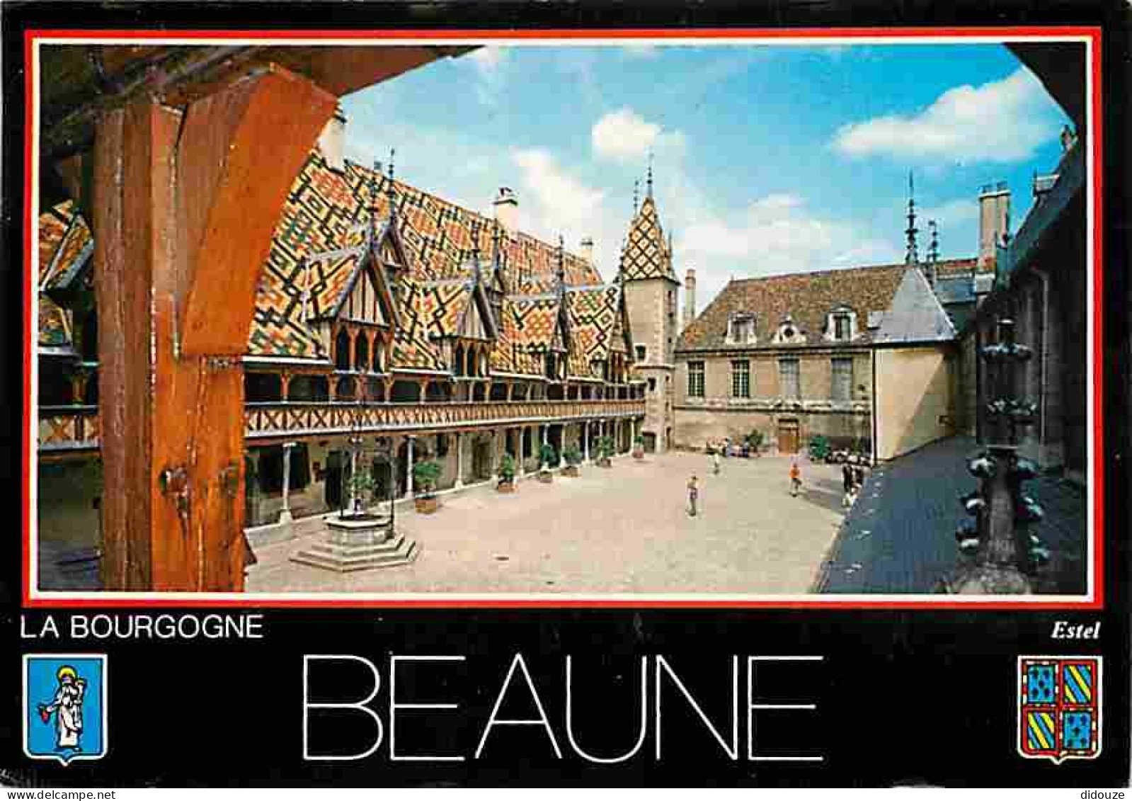 21 - Beaune - L'Hotel Dieu - La Cour D'honneur - Flamme Postale - CPM - Voir Scans Recto-Verso - Beaune