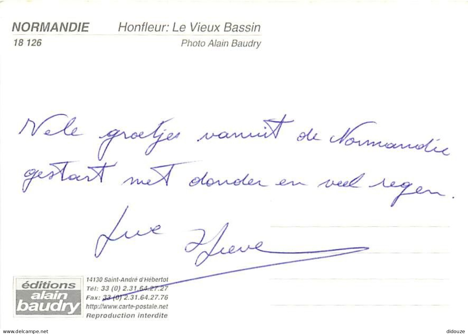 14 - Honfleur - Le Vieux Bassin - Editions Alain Baudry - CPM - Voir Scans Recto-Verso - Honfleur